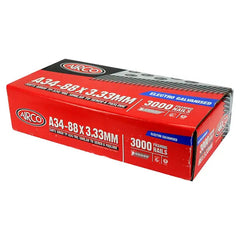 Airco Framing Nails 34 Degree 88x3.33mm, EG, Short Strip (Box QTY; 3,000)