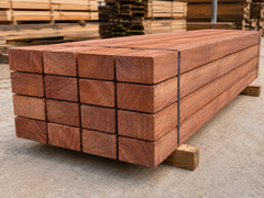 125 x 75 x 2.7 Red gum posts