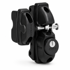 Viper Latch Slimline Double Sided Keyed alike - Black